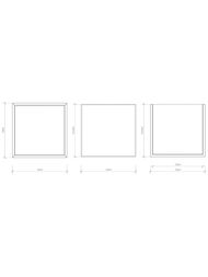 Коробка универсальная Decor Walther BROWNIE BOD1 130х130 имитация кожи, цвет: черный 0930860
