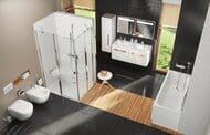 ������ ��������� RAVAK UNI CHROME RimOFF (360�510�350) ������������, �����