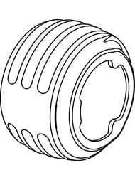 Кольцо соединительное Uponor Q&E Evolution синее 20 мм 1058014