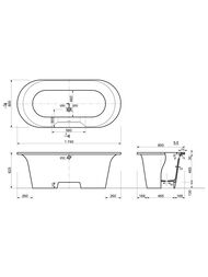 ����� ��������������� Estet ���� (1740�800) �� �������������� ����� ��-00000684