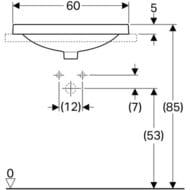 �������� Geberit VariForm (600�480) ������������, � ���. ��� ���������, ��� �������� 500.726.01.2