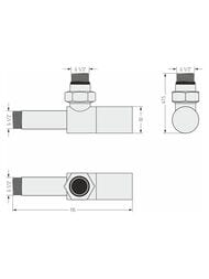 ������� ������� ������� ������� ������ �������, 1/2"��1/2"�, 31-1400-1212
