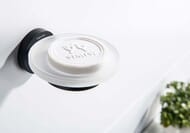 Мыльница Aquatek Европа AQ4103MB подвесная, стекло матовое, латунь, цвет: черный матовый