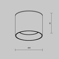 ���������� ���������� Maytoni Glam (����) C096L-GX53-WBS, 12��, IP20, GX53, �����