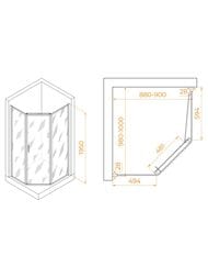 ������� ������ RGW Passage PA-86S (900�1000�1950) ������, ������ 6�� �����/ ����-����� 38088690-111