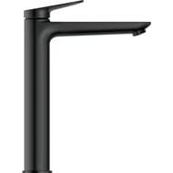 Смеситель для раковины Duravit Wave XL однозахватный, высокий излив 236мм, цвет: черный WA1040002046
