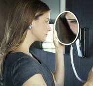 Зеркало Keuco iLook_move настенное, с подсветкой, увеличение х5, хром 17612019001