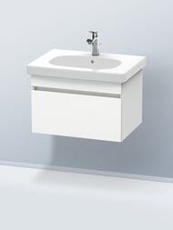 Тумба под раковину Duravit DuraStyle (600х398х453) подвесная ,1 ящик, цвет белый матовый DS638301818