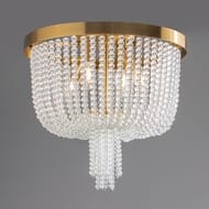 Потолочный светильник Freya Ornament (Орнамент) FR1008CL-04BS, IP20,латунь