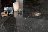 Керамогранитная плитка Atlas Concorde Marvel Noir St.Laurent Lapp (600х600) черная, ADUP (кв.м.)