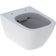 Унитаз подвесной Geberit Smyle Square (350х490х330) безободковый, укороченный 500.379.01.1