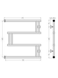 ������� High-Tech model "M+" ����������������� 600x600 ����. �����. �������, 020-4050-6060