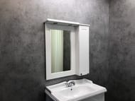 Зеркало-шкаф COMFORTY Палермо-80 (790х860х150) подвесной, белый глянец 00004139246