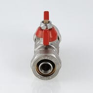 Кран шаровый 16х16мм VALTEC BASE под обжим, красная бабочка VT.343.N.1616 — изображение 3