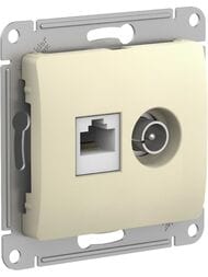 ������� Systeme Electric GLOSSA ������� �� + ������������ RJ45, ���. 5�, ������� GSL000289