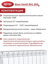 �������� ��������������� Rifar Base Ventil BVL 200 ������ ����� �����������, 10 ������, 1000��