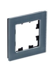 Рамка Systeme Electric ATLASDESIGN 1 пост, стекло, грифель ATN360701