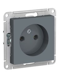 Розетка Systeme Electric ATLASDESIGN без заземления 16А механизм грифель ATN000741