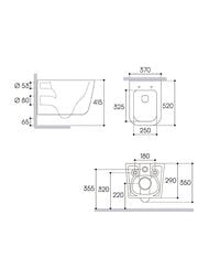 ������ ��������� Aqueduto Macio Tornado 370�520�290, �������, ������� � ���������, ���� ��� MACT2140