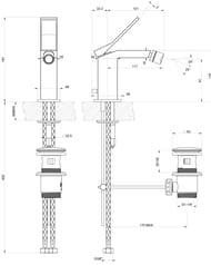 ��������� Gessi Rettangolo K 53007.299 ��� ����, �������������, � ������ ��������, ������