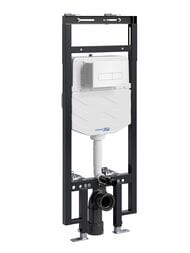 Инсталляция для унитаза WasserKRAFT Dinkel с клавишей смыва, белый 58tlt.010.me.wh03