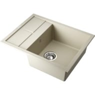 Мойка Omoikiri SUMI 65-BE (650х500х230) врезная, тетогранит, ваниль 4993671
