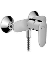 Смеситель для душа Hansgrohe Vernis Blend 71640000 настенный, однозахватный, без излива, хром — миниатюра 1