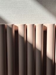 Радиатор стальной Empatiko Takt V R1 однотруб 232х2036х95 6 сек НП. подкл, 1251 Вт, Tender Pink