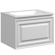 Тумба под раковину SANCOS Very (590х445х406) подвесная, один ящик, Bianco VR60W