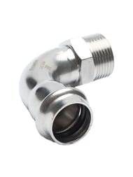Уголок пресс Franta 54х1/2"Н, нержавеющая сталь SUS 304, V19541200G