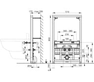 ��������� ���� ��� ���� ALCAPLAST A105/850