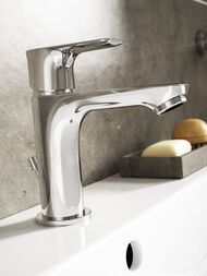 Смеситель для умывальника Ideal Standard Connect Air A7007AA с металлическим донным клапаном