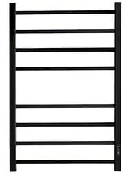 Полотенцесушитель электрический STOUT Piano quadro 80х50 черный матовый SHQ-P2QR-008050