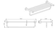 Полка Aquatek ВЕГА 602х209 AQ4015BGM