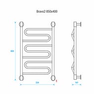 ����������������� ������������� ENERGY BRAVO2 850x500 80 ��, ������ �������, EETRBRAVO28550R905M