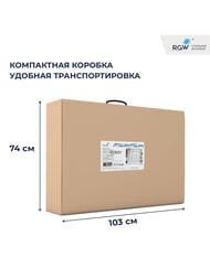 Душевая перегородка RGW Walk In WA-09Gb (900х2000) стекло 8мм ребристое/золото 06100909-226