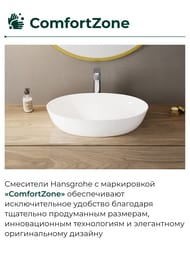 Смеситель для раковины Hansgrohe Vernis Blend 71572000 изолированный канал для воды, д/к, хром — изображение 4