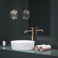 Смеситель для умывальника RAVAK Espirit Be Cool X070408 однозахватный, излив 257 мм, розовое золото