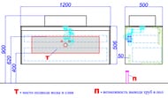 ����� ��� �������� Aqwella Mobi 1200�500�510 ���������, ����� ������ MOB0112W+MOB0712W