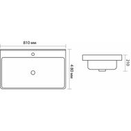 �������� Aquanet ���� 80 810�480�210 ��������� �� �����, ������ ������� 329249