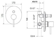 ��������� ��� ���� Giulini Futuro ������������ � �������������� �� 2 �����������, ���� F6513