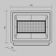 ��������� Maytoni Flood (����) FL001-L100B4K, 4000� 100�� IP 65, ������