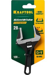 Ключ разводной KRAFTOOL SlimWide Compact 120/28 мм 27266-15