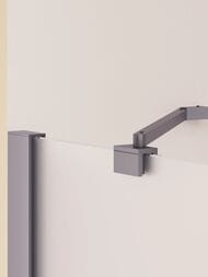 Душевая дверь RGW Hotel HO-014Gr (1000х2000) распашная, стекло 8мм матовое/серый 350601410-210 — изображение 5