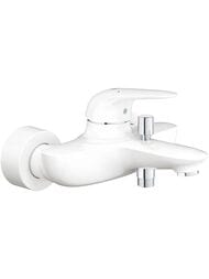 Смеситель Grohe Eurostyle для ванны/душа,однорычажный,с автомат. переключателем,белая луна 23726LS3