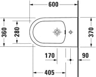 ���� ��������� Soleil by Starck 370�600��, �����, ��������� ��� ��������� 2298100000