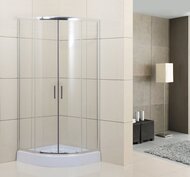 Душевой уголок BelBagno Uno (950х950х1950) UNO-195-R-2-95-C-Cr полукруг, стекло прозрач/профиль хром