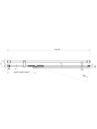 ������� ����� RAVAK COOL COSD2-120  (1180-1195x1950) ������, ������� ������+Transparent