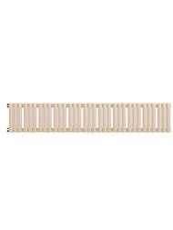 Радиатор стальной Empatiko Takt S1 однотруб 236х1312х32 33 сек боковое подкл, 1069 Вт, Warm Beige