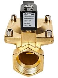 Клапан соленоидный STOUT 2", 24В, непрямого действия, нормально закрытый SSV-0030-024050